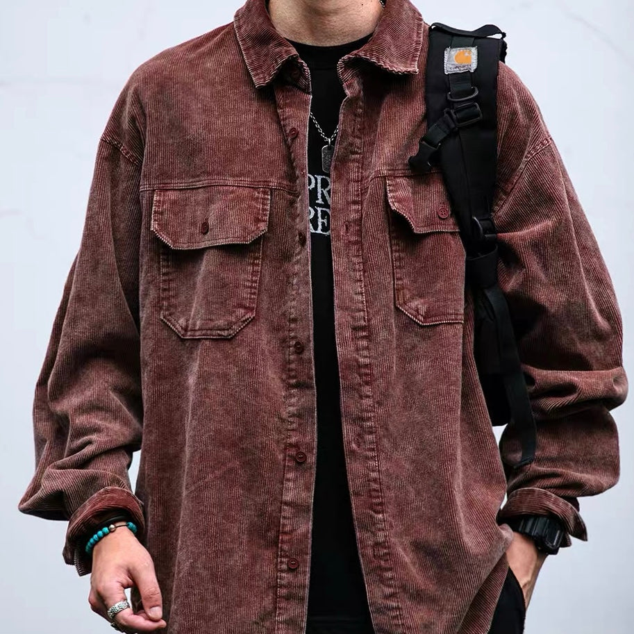 ウォッシュド コーデュロイ ワークシャツ（3Colors）250889 – Champyee