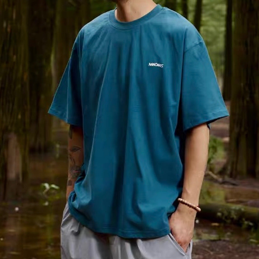 ワンポイントロゴ ベーシック Tシャツ(5Colors)250582