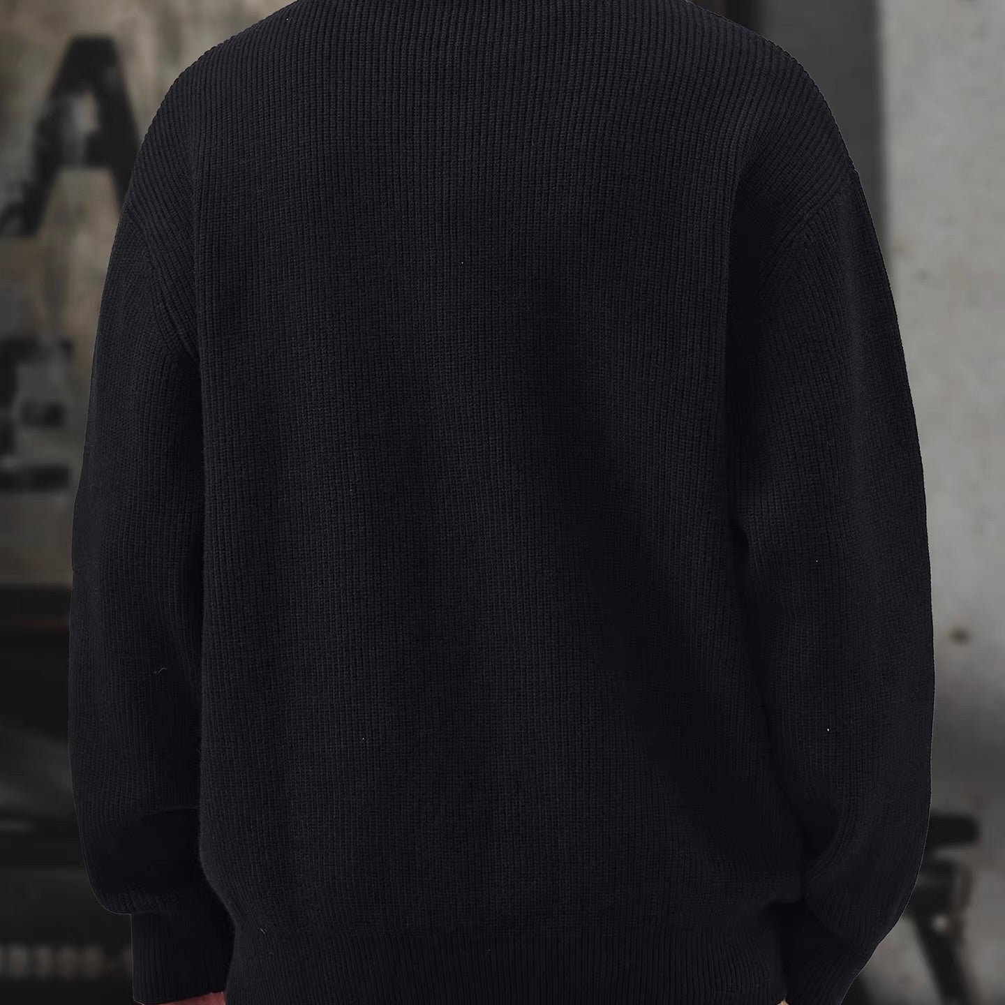 ハーフジップ タートルネック セーター(3Colors)251077