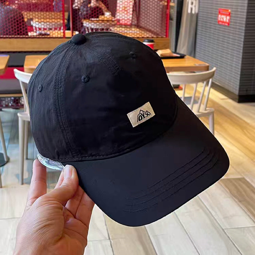 ワンポイントロゴ 速乾 ベースボールキャップ(6Colors)240453