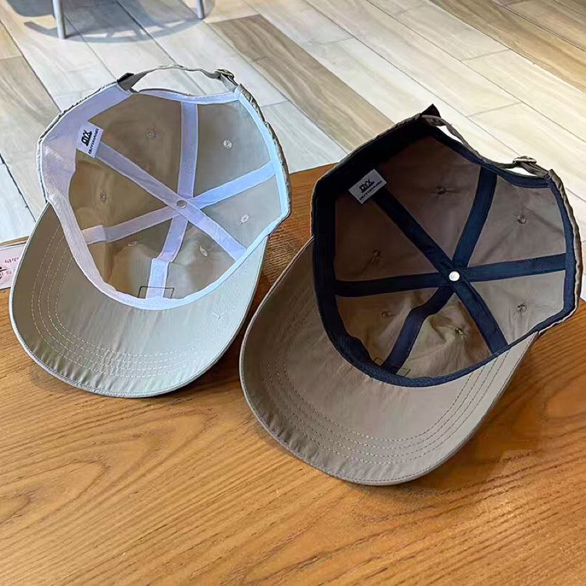 ワンポイントロゴ 速乾 ベースボールキャップ(6Colors)240453