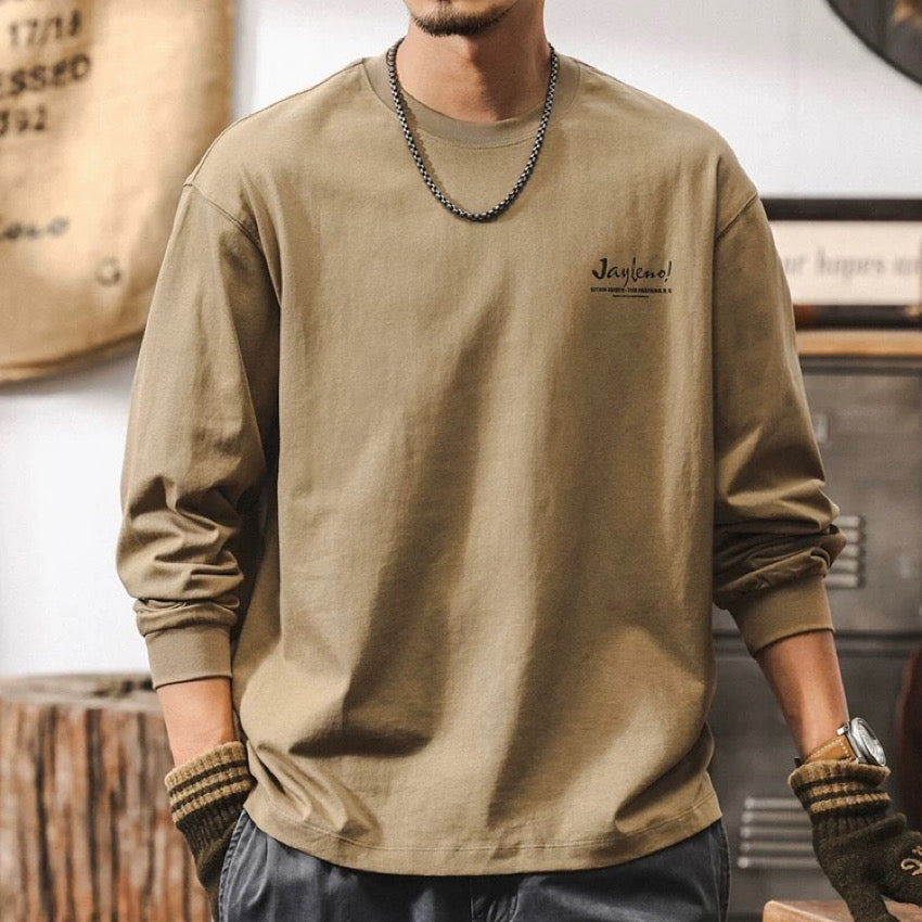 アメリカンレトロ ヘビーウェイト バックプリントTシャツ(1Color)250111