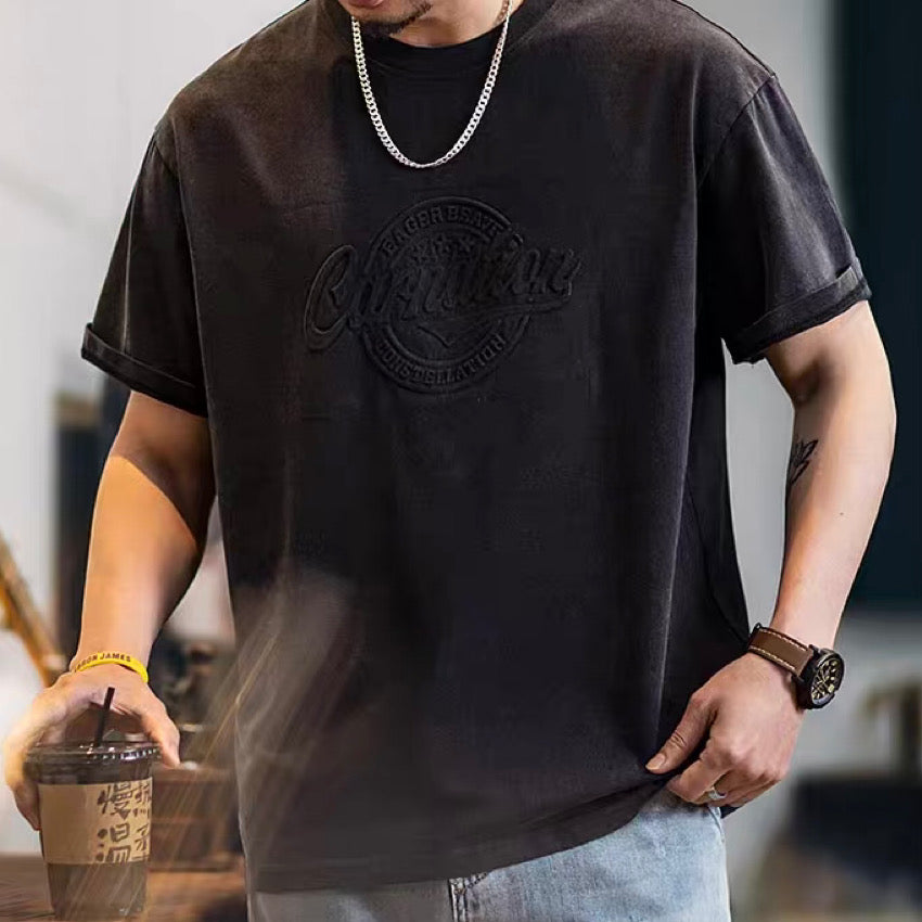 立体ロゴ ウォッシュドTシャツ(1Color)250270