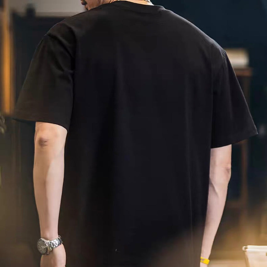 立体ロゴ シンプル 半袖Tシャツ(2Colors)250267