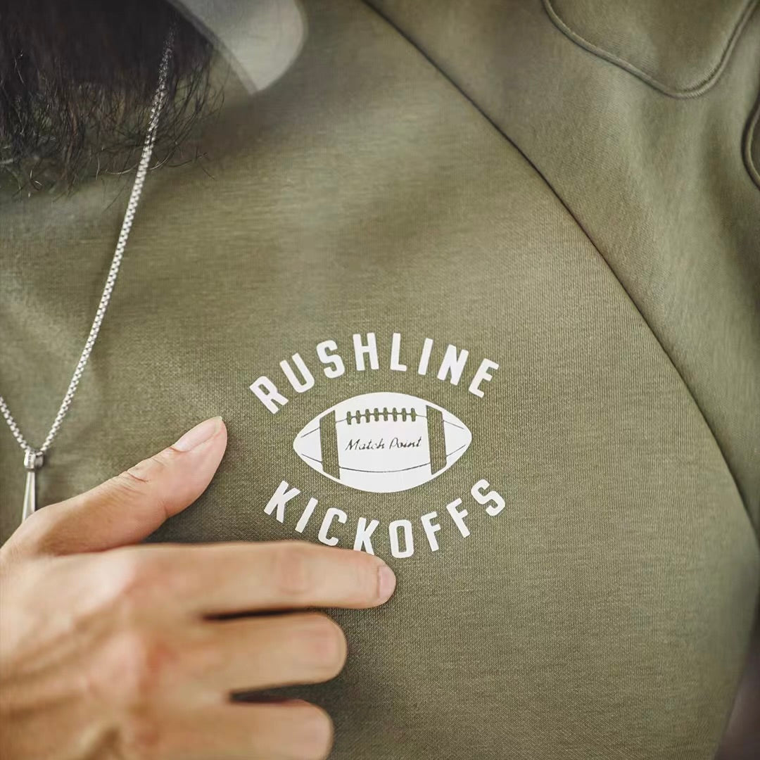 ラグビーモチーフ 裏起毛スウェット(2Colors)251074