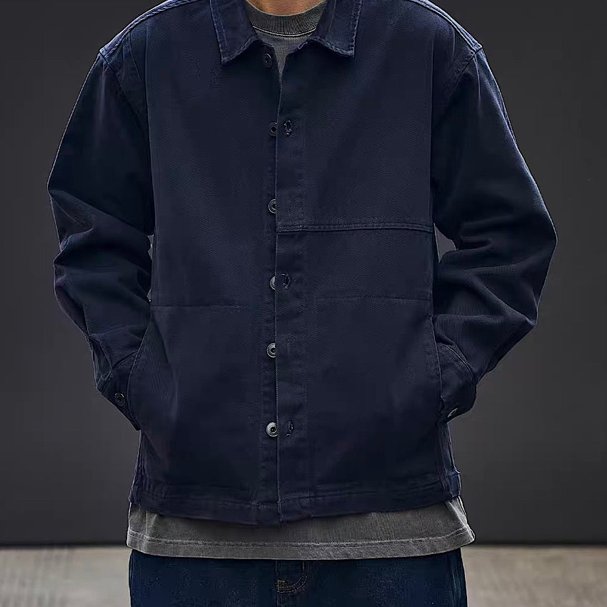厚手 ヘビーウォッシュ シンプルシャツ(2Colors)240799