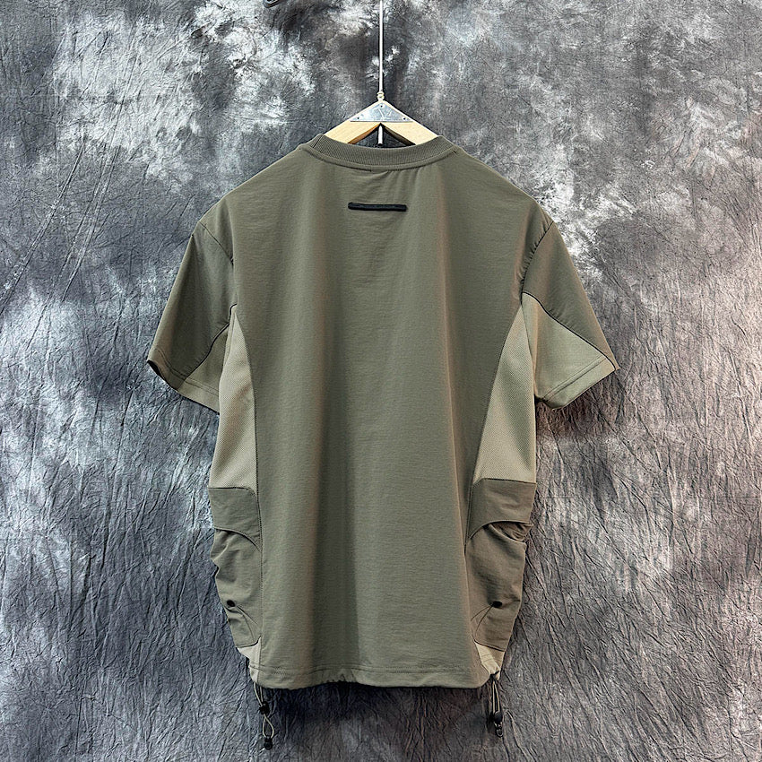 速乾 裾ドローコード スポーツTシャツ(2Colors)250559