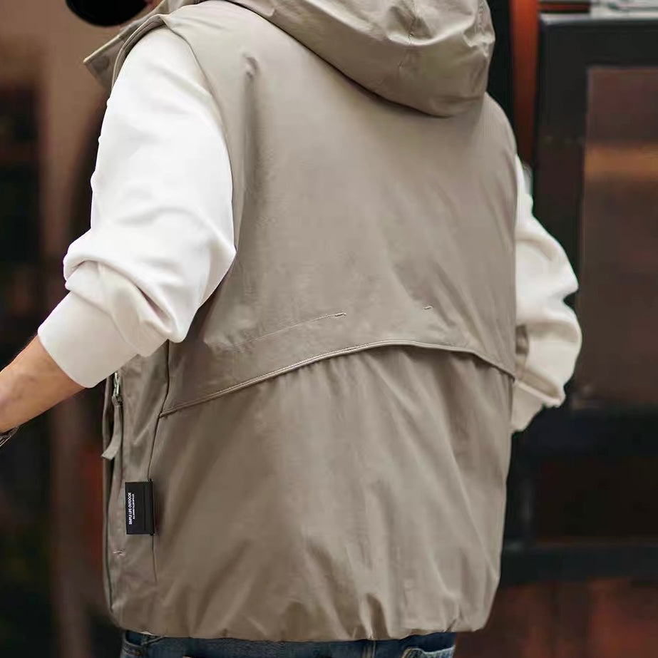 フード付 シンプル ダウンベスト(3Colors)250890