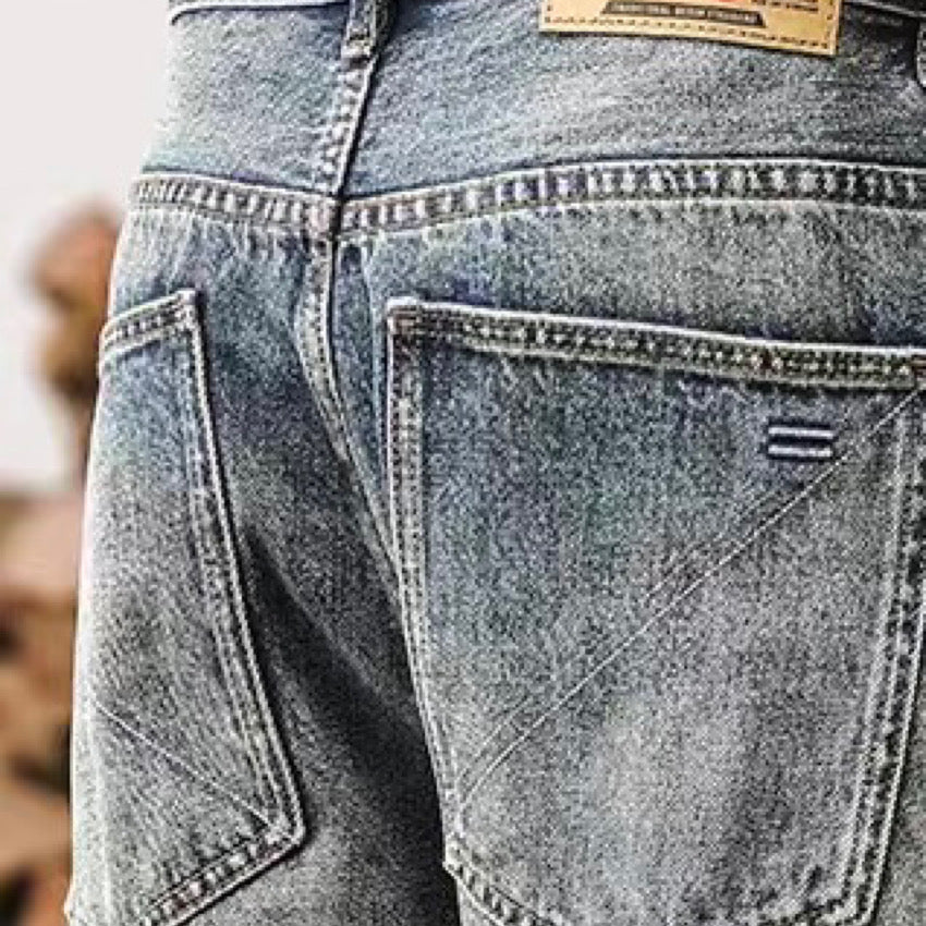 クラシック ストレート ウォッシュドデニムパンツ(1Color)240927