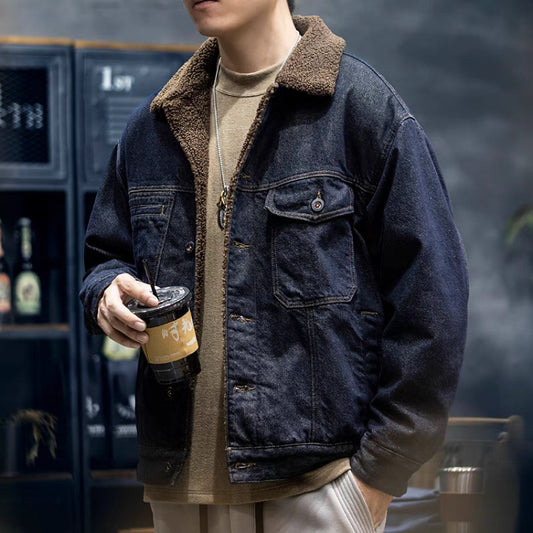 レトロ 裏ボア デニムジャケット(1Color)241032