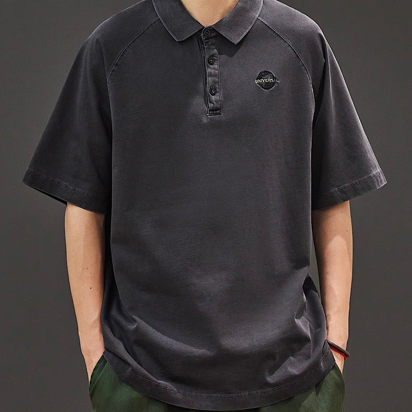 ヘビーウォッシュ レトロポロシャツ(2Colors)250534