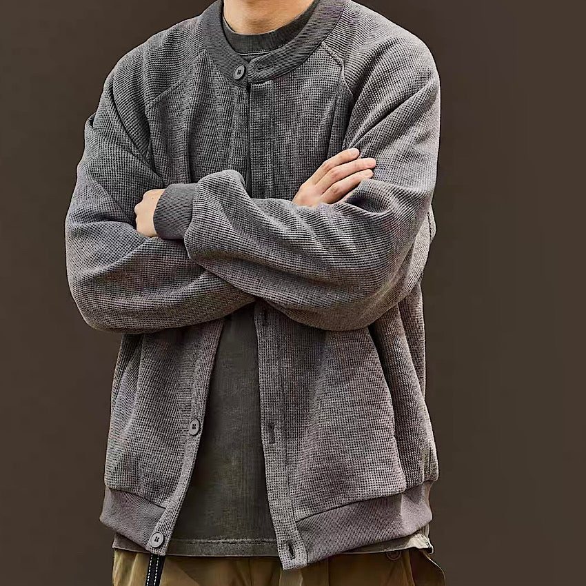 シンプル スウェット カーディガン(4Colors)250184