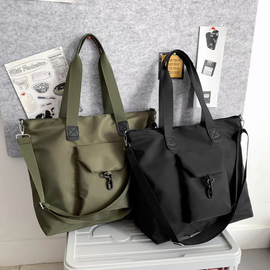 2way スクエア ナイロンショルダーバッグ(2Colors)240675