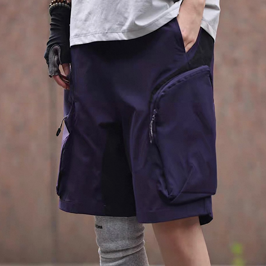 ビッグポケット付 スポーツ ハーフパンツ(4Colors)250569