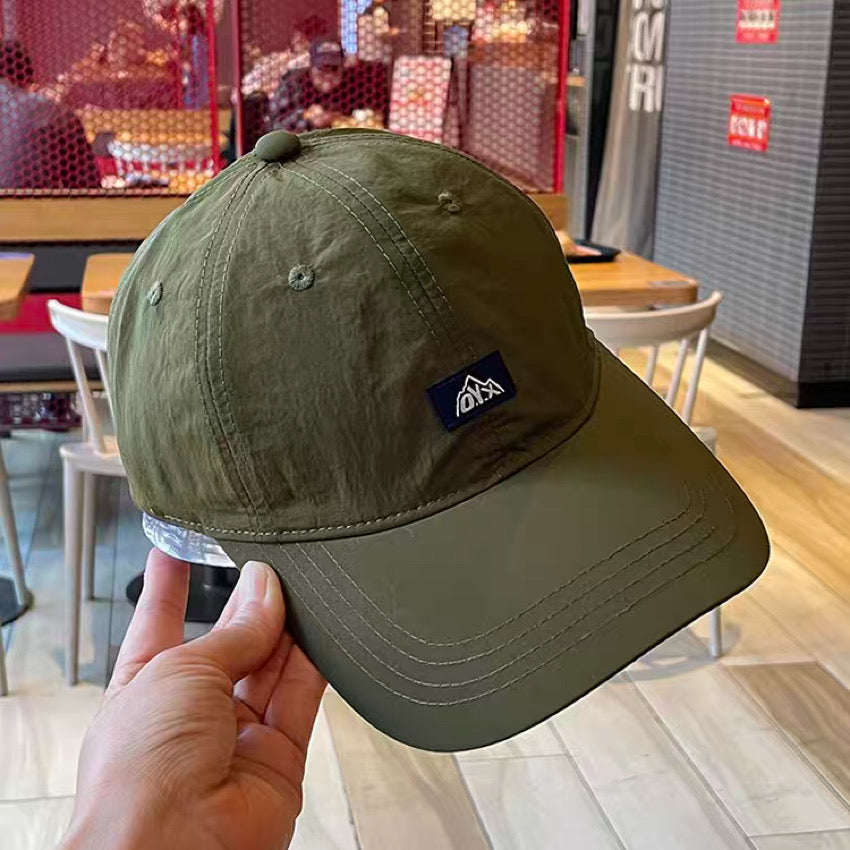 ワンポイントロゴ 速乾 ベースボールキャップ(6Colors)240453