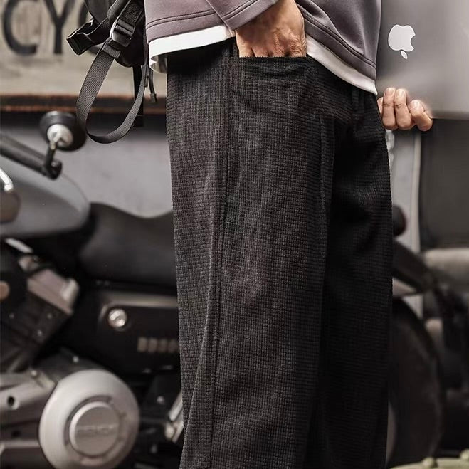 テクスチャー ルーズ カジュアルパンツ(2Colors)260090