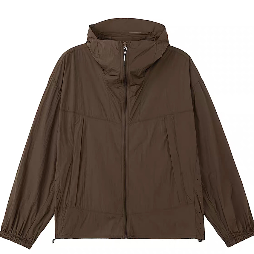 UVカット アイスシルク フード付ハイネックジャケット(3Colors)240491