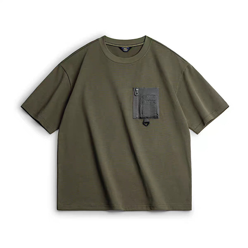 胸ポケット付 ワークTシャツ(1Color)250367
