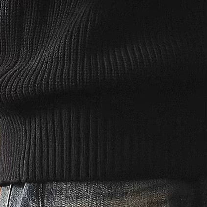 ハーフボタン ベーシック ニットセーター(4Colors)240940