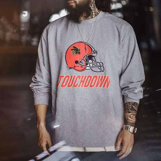 アメフトプリント 長袖Tシャツ(1Color)250632