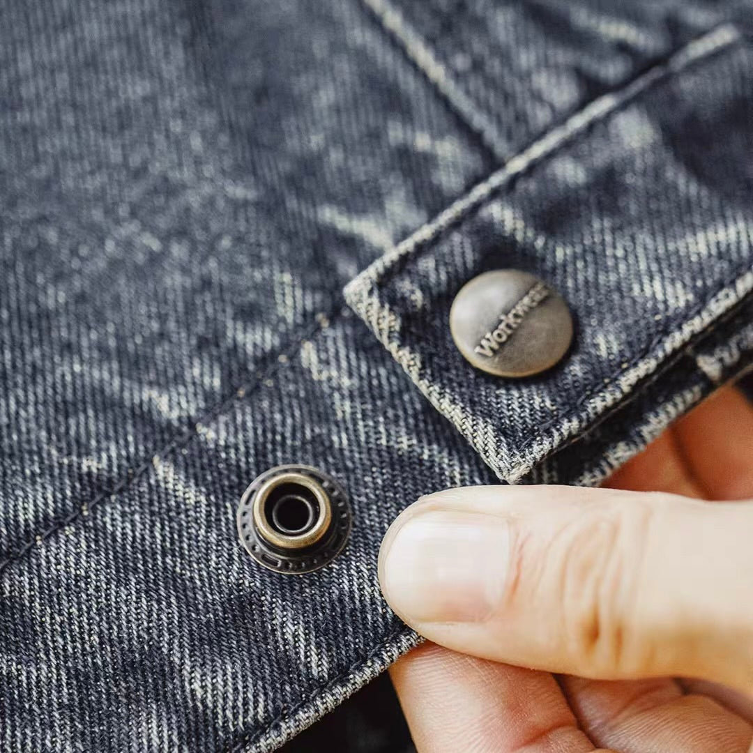 ウォッシュドデニム フルジップジャケット(1Color)260022