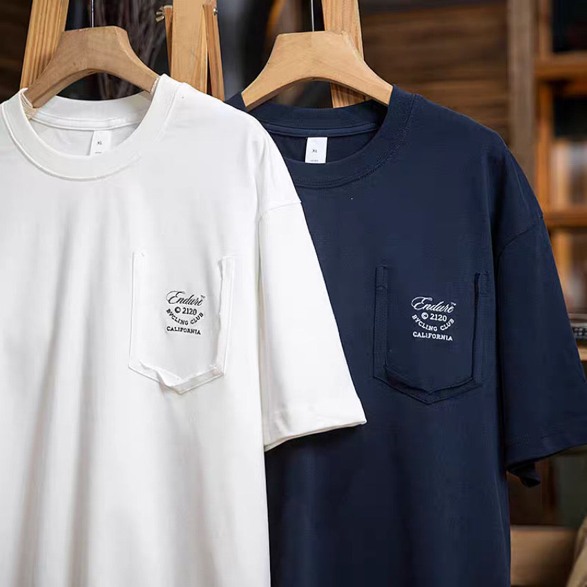 破れポケット デザインTシャツ(2Colors)250257