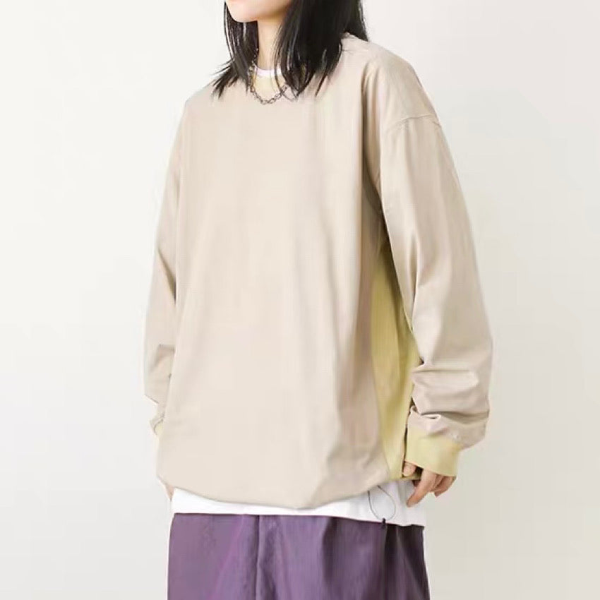 裾ドローコード アクセントカラー プルオーバー(5Colors)250279