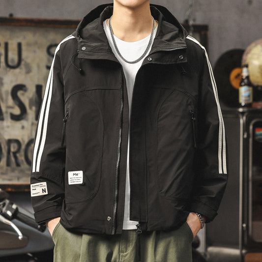 ダブルライン フード付ジャケット(2Colors)250740