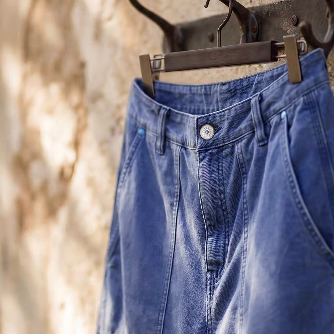 ダメージ ウォッシュドデニム ワークパンツ(1Color)260097