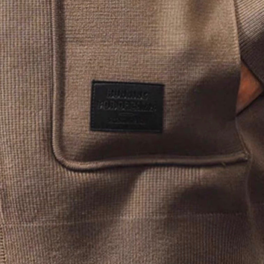 ロゴ付 Vネック カーディガン(3Colors)241182