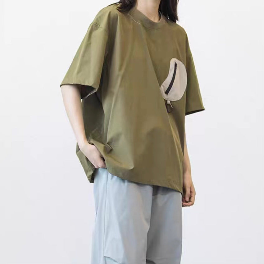 パッチポケット カラビナ付Tシャツ(1Color)250386