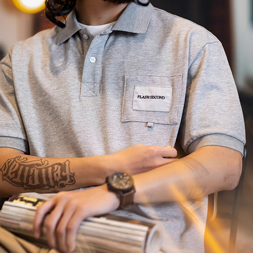 ワンポイントロゴ シンプル ポロシャツ(1Color)250295