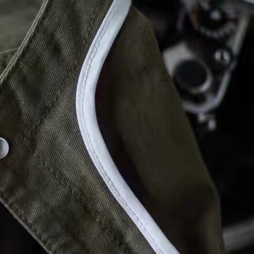 ウォッシュ加工 マルチポケット付 オーバーオール(2Colors)240794