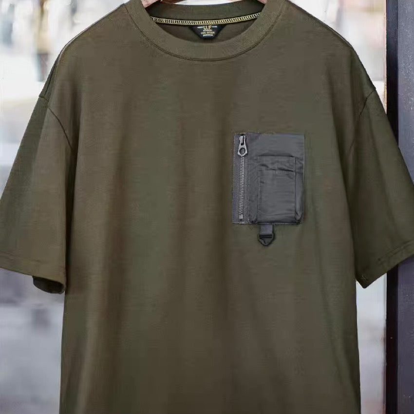 胸ポケット付 ワークTシャツ(1Color)250367