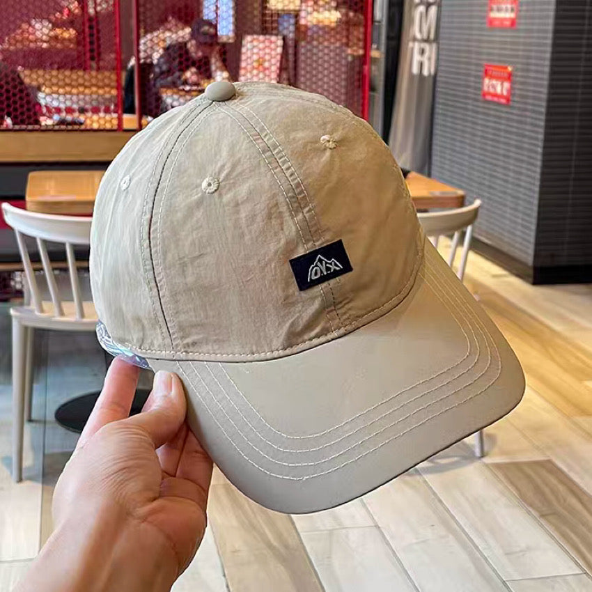 ワンポイントロゴ 速乾 ベースボールキャップ(6Colors)240453