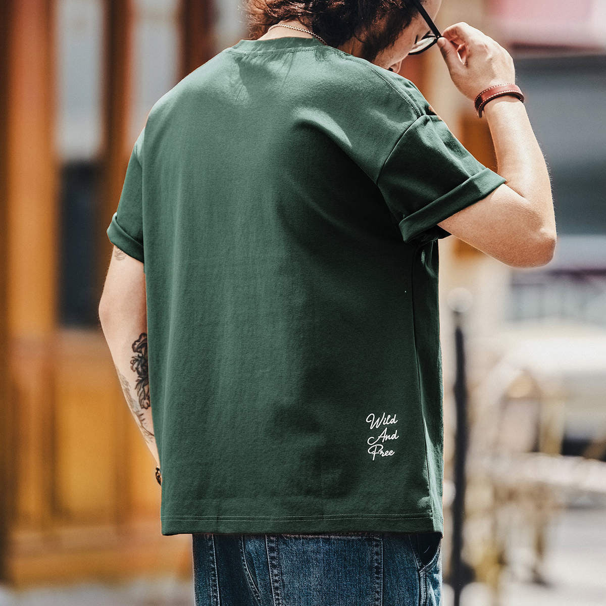 刺繍 キャンプロゴ Tシャツ(4Colors)250666