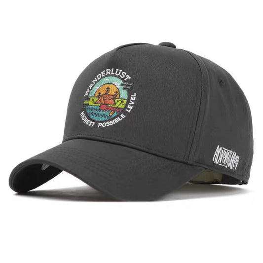 キャンプイラスト ベースボールキャップ(4Colors)250306