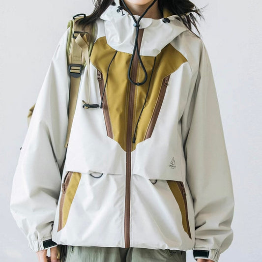 マルチカラー フード付 アウトドアジャケット(2Colors)250099