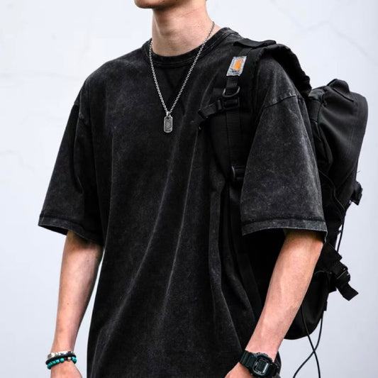 Vガゼット ウォッシュド シンプルTシャツ(5Colors)250460