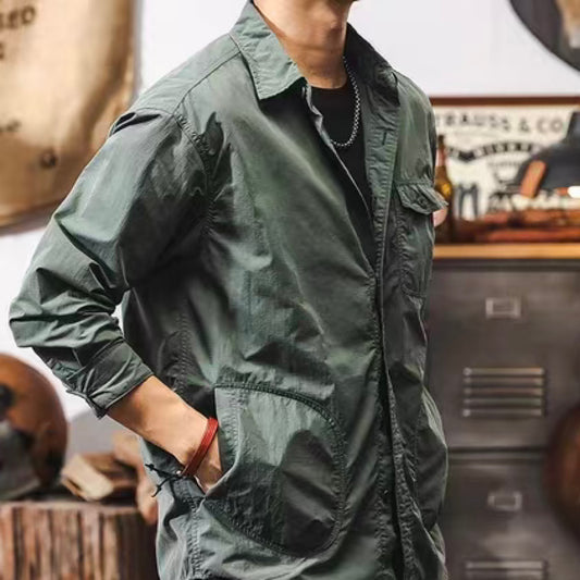 速乾 マルチポケット付 ワークシャツ(3Colors)250120