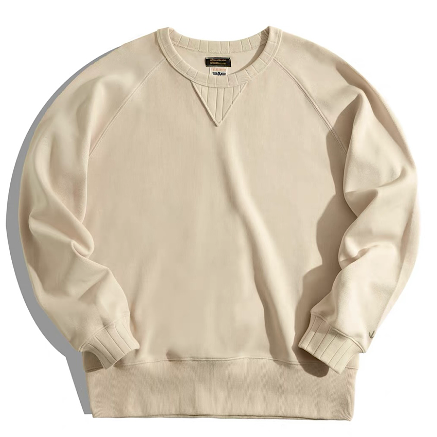 Vガゼット付 ラグランスリーブ プルオーバー(4Colors)240897