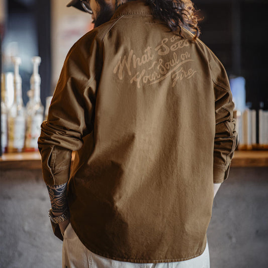 バックプリント ウエスタンシャツ(1Color)250654