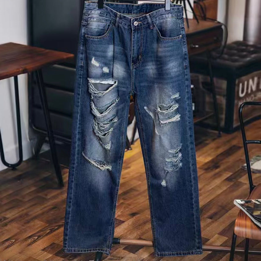 ハイダメージ ウォッシュドデニムパンツ(1Color)250258