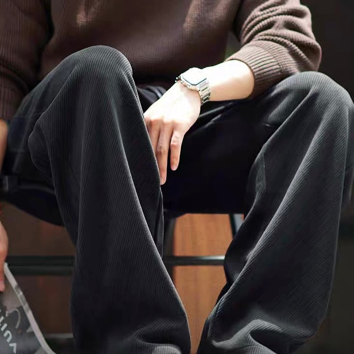 リラックス ワイド ドレープパンツ(2Colors)250855