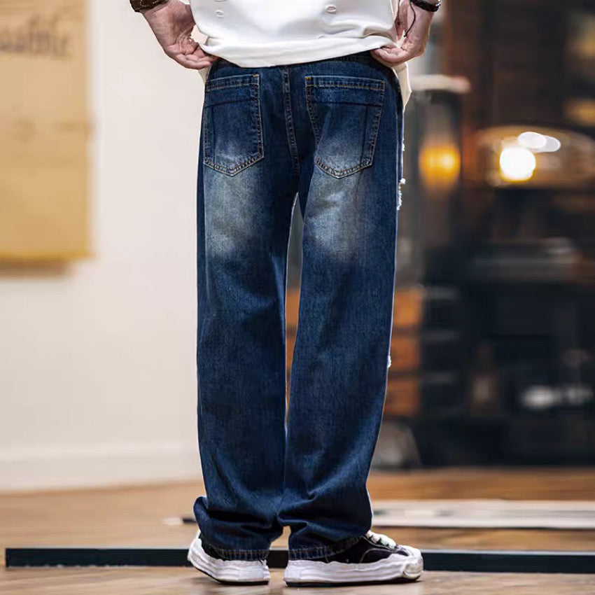 ハイダメージ ウォッシュドデニムパンツ(1Color)250258