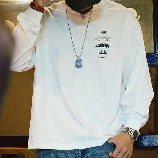 アウトドアモチーフ ヘビーウェイトTシャツ(1Color)250701