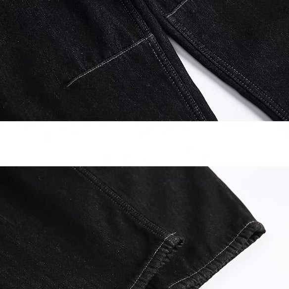 立体パターン ウォッシュドデニムパンツ(1Color)260125