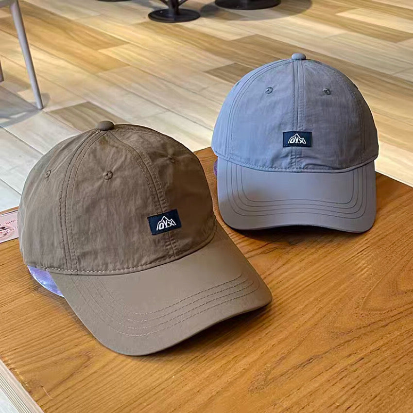 ワンポイントロゴ 速乾 ベースボールキャップ(6Colors)240453