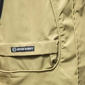 デザインポケット フード付スポーツジャケット(4Colors)251021