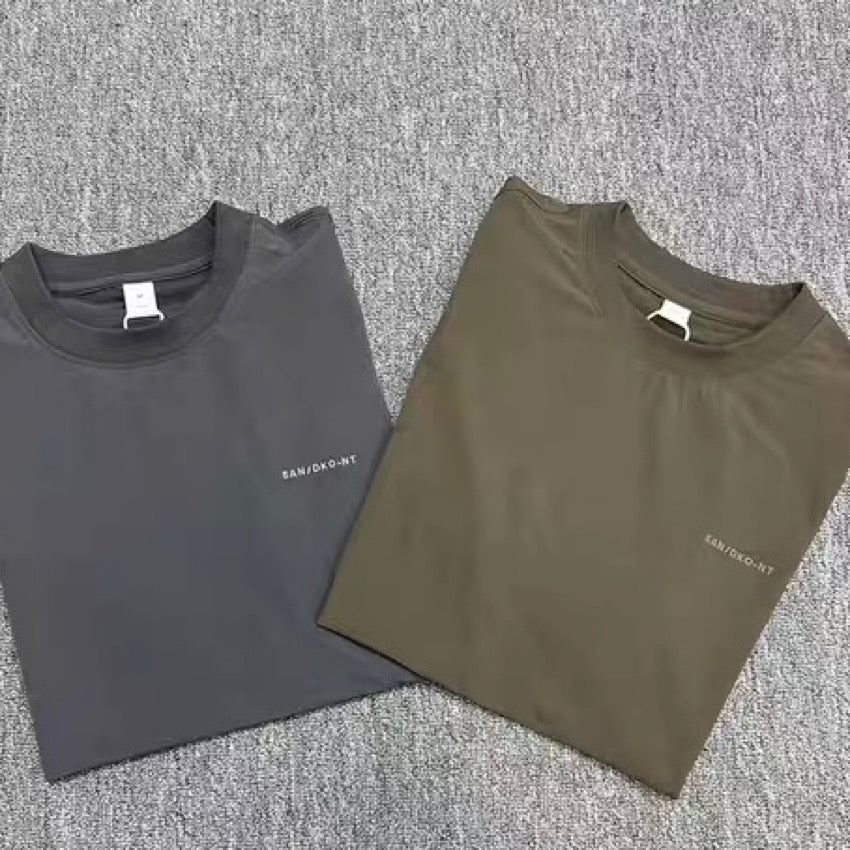 速乾 裾ドローコード スポーツTシャツ(2Colors)250559